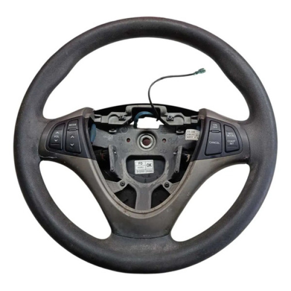 Volante Direção I30 2009 2010 2011 2012 Com Marcas Preto