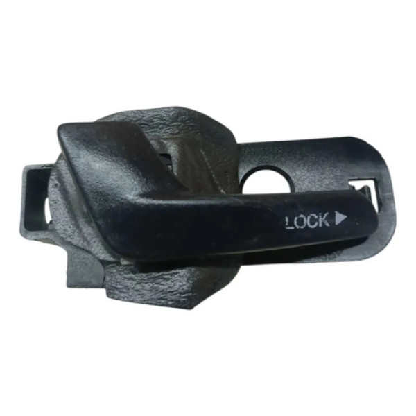 Maçaneta Interna Dianteira Esquerda Fiat Strada Palio 2009 Preto Dianteira