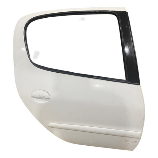 Porta Traseira Direita Peugeot 206 2003 A 2008 Traseira Direito Branco