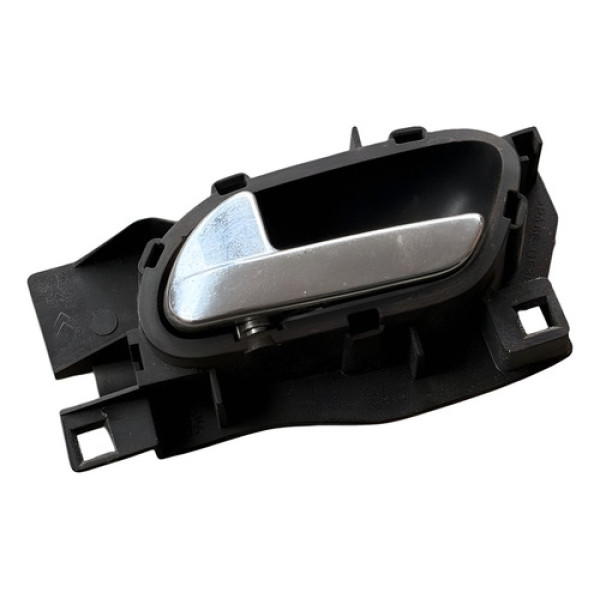 Maçaneta Interna Dianteira Esquerda C4 Pallas 2008 A 2012 Preto Dianteira