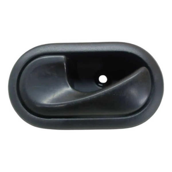 Maçaneta Interna Traseira Esquerda Renault Sandero 2010 2016 Preto Traseira
