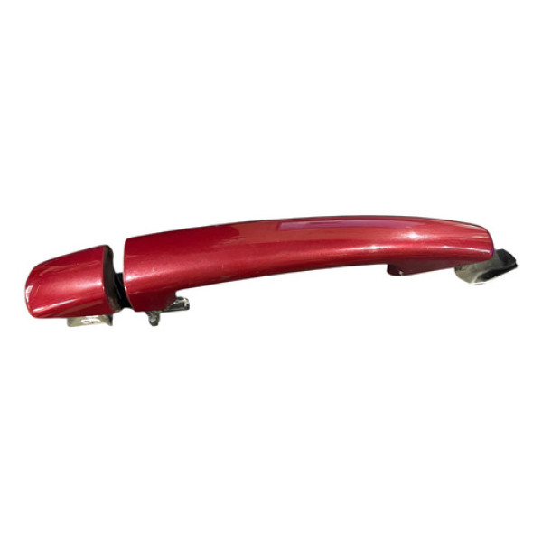 Maçaneta Externa Traseira Esquerda Peugeot 308 Cx44 Vermelho