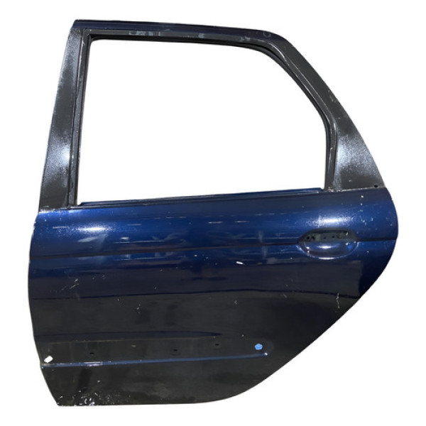Porta Traseira Esquerda Renault Scenic 2001 A 2012 C/detalhe Traseira Esquerdo Azul