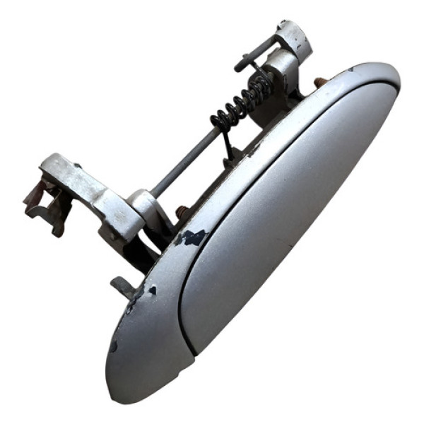 Maçaneta Externa Porta Dianteira Direita Logan 2008 A 2013 Prata Dianteira