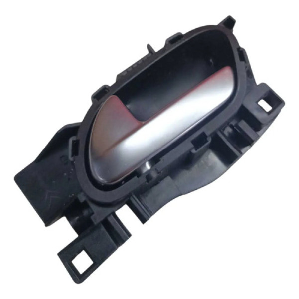 Maçaneta Interna Esquerda Peugeot 208 2013 A 2019 Prata Dianteira/traseira