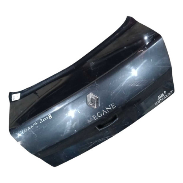 Tampa Traseira Porta Malas Megane Sedan 2007 A 2012 Azul