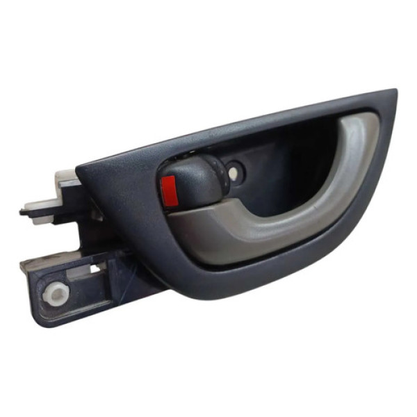 Maçaneta Interna Esquerda Honda Fit 2009 A 2013 Cinza E Preto Dianteira