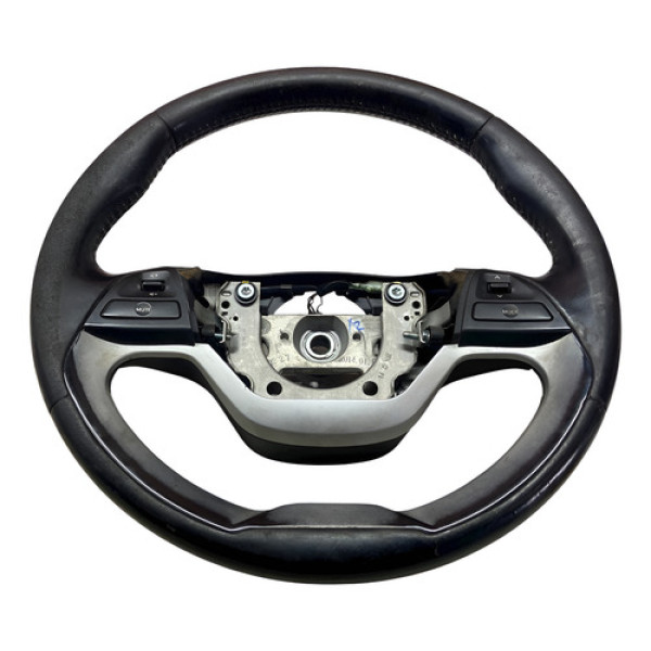 Volante Direção Picanto 2014 2015 2016 Com Comandos Preto