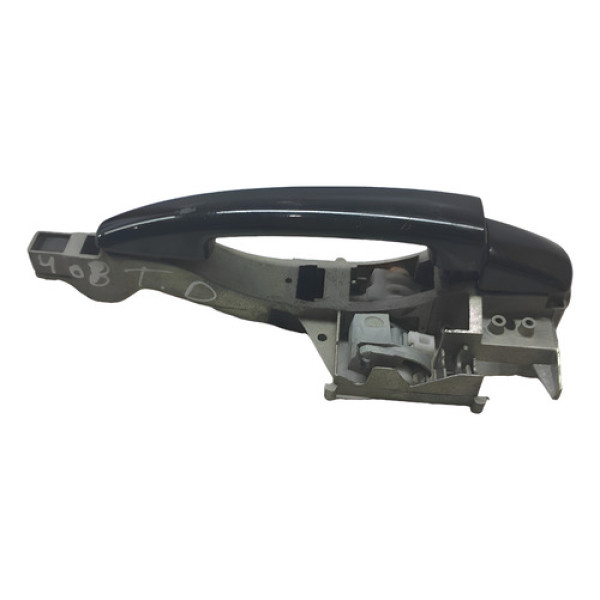 Maçaneta Externa Traseira Direita Pegeot 408 9670931980 Cx77 Cinza