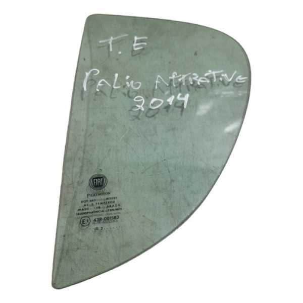 Vidro Fixo Traseiro Esquerdo Palio Attractive 2015 Cx133