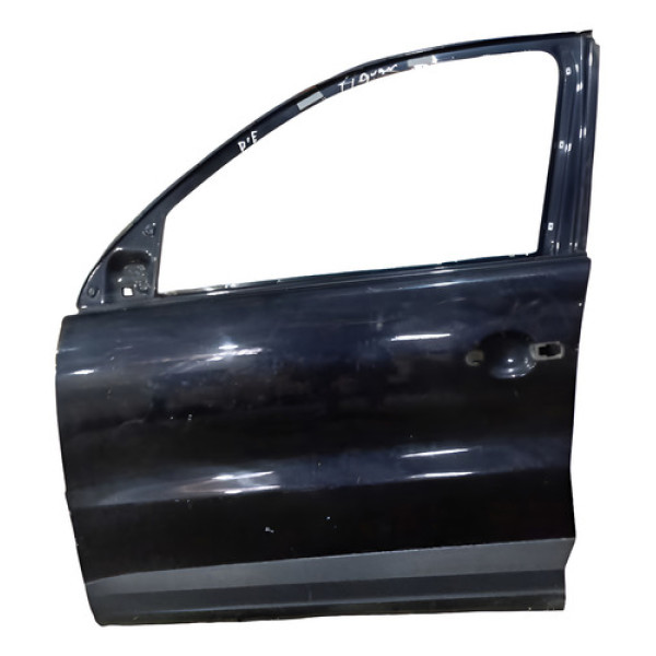 Porta Dianteira Esquerda Volkswagen Tiguan 2009 A 2015 Dianteira Esquerda Preto