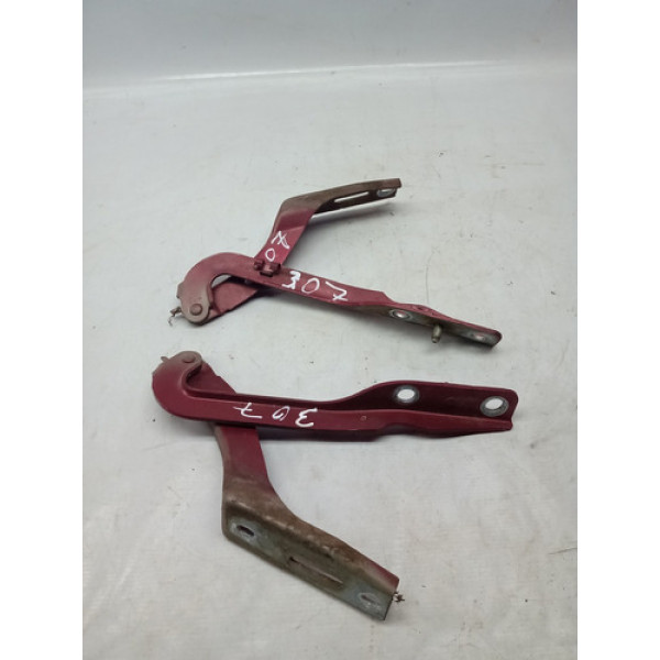 Par Dobradiça Braco Capo Dianteiro Peugeot 307 2006 Cx174