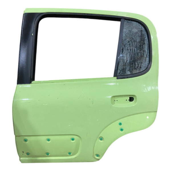 Porta Traseira Esquerda Uno Way 2011 2012 2013 2014 Traseira Esquerdo Verde