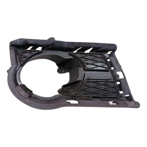 Grade Moldura Farol Milha Direito Vw Tiguan 2008 A 2010 2011 Preto Direito