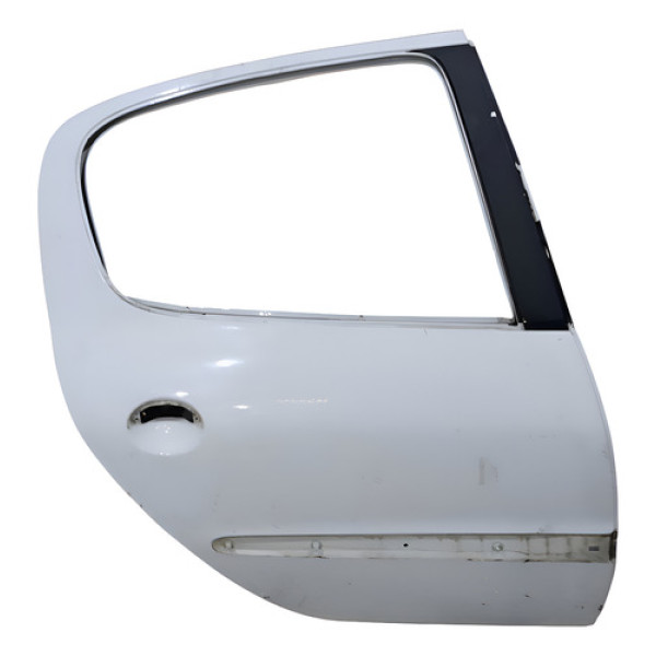 Porta Traseira Direita Peugeot 206 2001 A 2009 Traseira Direito Branco