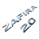 Emblema Letreiro Tampa Traseira Chevrolet Zafira 2003 A 2010 Prata