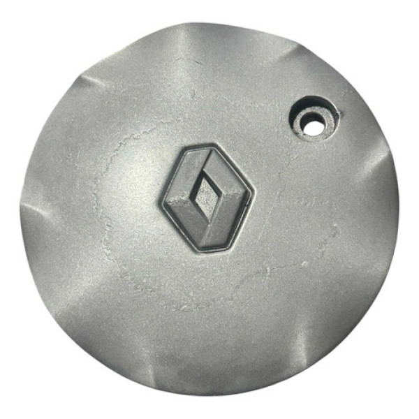 Calota Roda Central Renault Scenic 2000 A 2010 Aro 15 Cinza