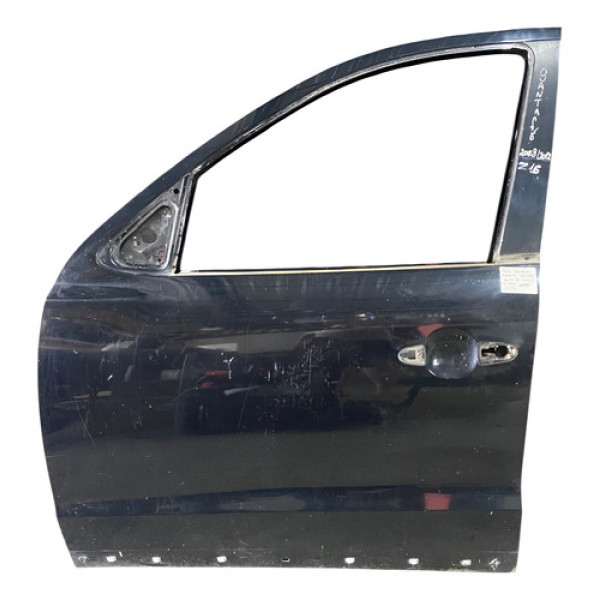 Porta Dianteira Esquerda Santa Fe 2010 Original Dianteira Esquerda Preto