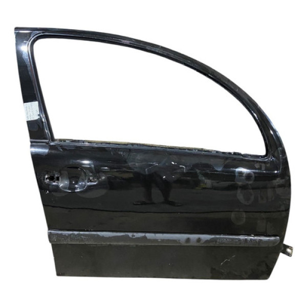 Porta Dianteira Direita Citroën C3 2005 A 2012 Original Dianteira Direita Preto