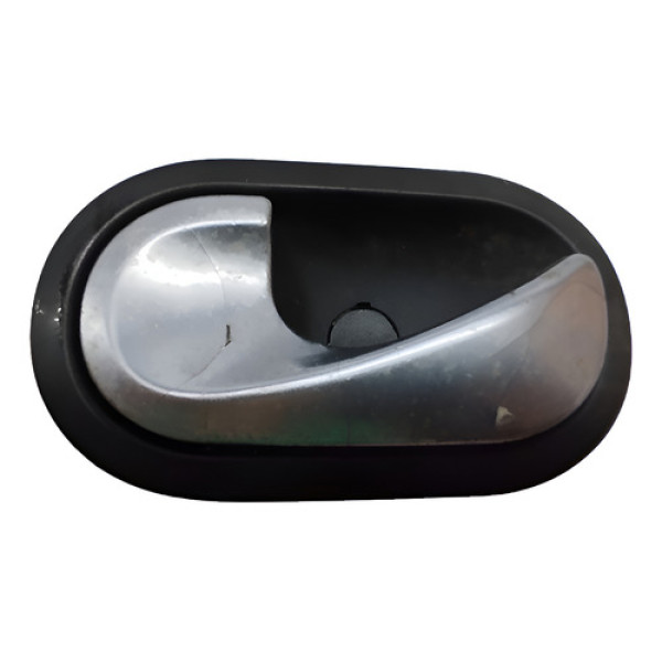 Maçaneta Interna Esquerda Megane 8200028487 C/detalhe Prata Dianteira/traseira
