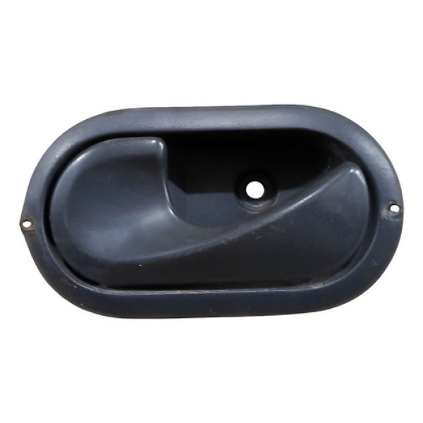 Maçaneta Interna Porta Esquerda Sandero Logan 2008 A 2012 Preto Dianteira/traseira