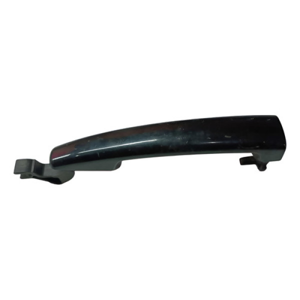 Maçaneta Porta Dianteira Esquerda Peugeot 206 2005 A 2009 Preto Dianteira/traseira